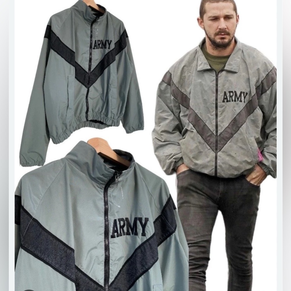 Vintage IPFU Army Jacket Reflective Size Medium/Regular